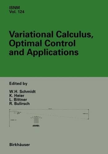 Cover of Variational Calculus, Optimal Control and Applications