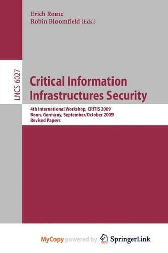 Cover of Critical Information Infrastructures Security