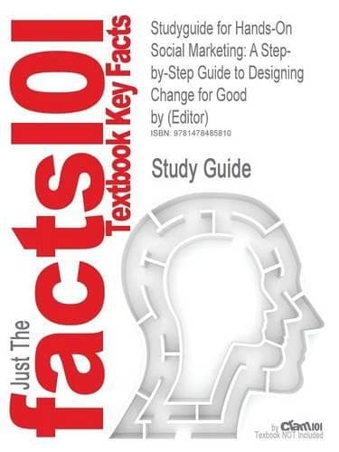 Cover of Studyguide for Hands-On Social Marketing