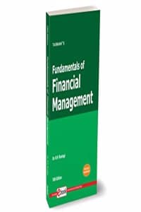 Cover of Taxmann's Fundamentals of Financial Management â€“ Student-oriented book in a simple, systematic & comprehensive manner with MCQs, graded illustrations, theoretical questions, etc. | B.Com. (Hons.)