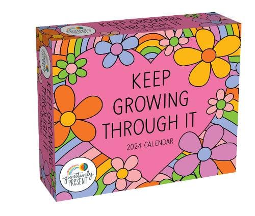 Cover of Positively Present 2024 Day-to-Day Calendar