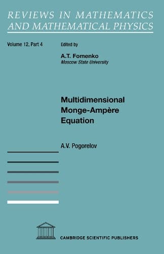 Cover of Multidimensional Monge-Ampere Equation