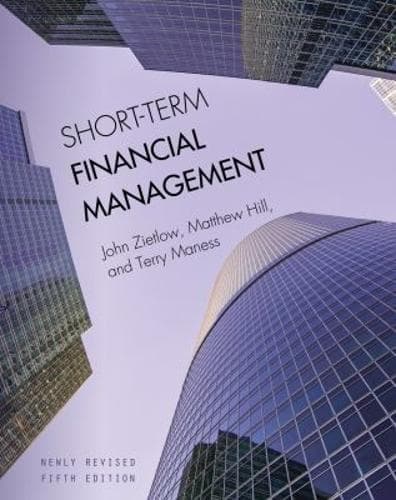 Cover of Short-Term Financial Management