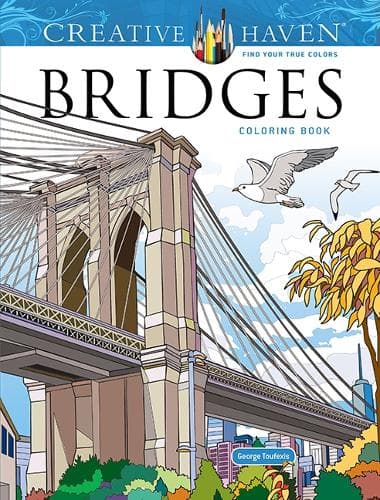 Cover of Creative Haven Bridges Coloring Book