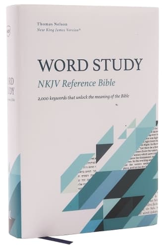 Cover of NKJV, Word Study Reference Bible, Hardcover, Red Letter, Thumb Indexed, Comfort Print