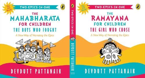 Cover of Two-Epics-in-One (The Ramayana for Children and The Mahabharata for Children)