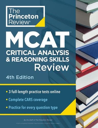 Cover of Princeton Review MCAT Critical Analysis and Reasoning Skills Review, 4th Edition