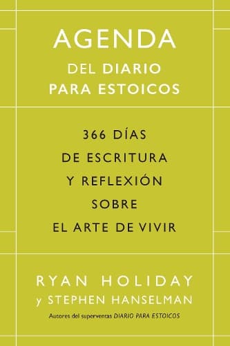 Cover of Agenda del Diario para estoicos - Green-  (Daily Stoic Journal Spanish Edition)