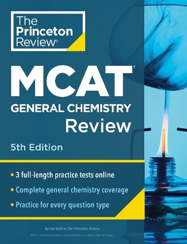 Cover of Princeton Review MCAT General Chemistry Review, 5th Edition