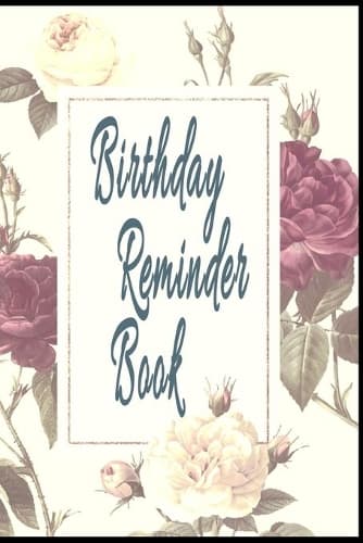 Cover of Birthday Reminder Book