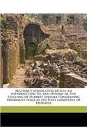 Cover of Militancy Versus Civilization