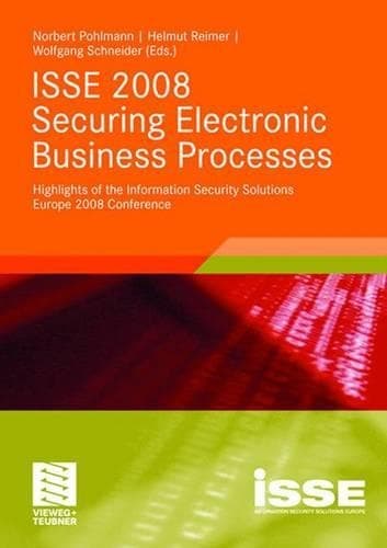 Cover of ISSE 2008 Securing Electronic Business Processes
