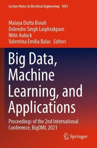Cover of Big Data, Machine Learning, and Applications