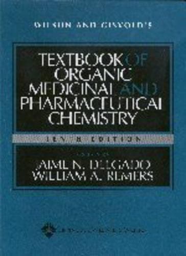 Cover of Textbook of Organic, Medicinal and Pharmaceutical Chemistry