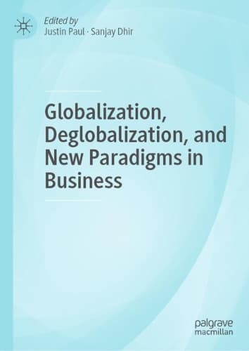 Cover of Globalization, Deglobalization, and New Paradigms in Business