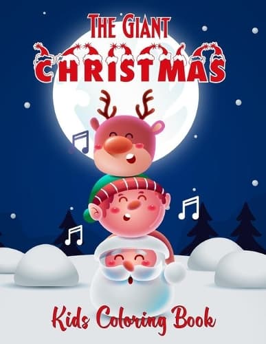 Cover of The Giant Christmas Kids Coloring Book