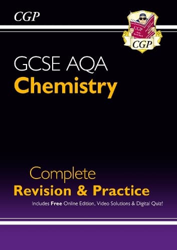 Cover of New GCSE Chemistry AQA Complete Revision & Practice with CGP RevisionHub
