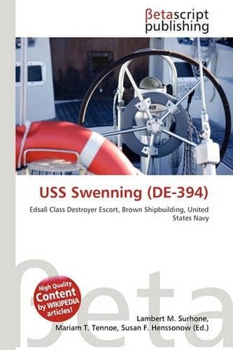 Cover of USS Swenning (de-394)