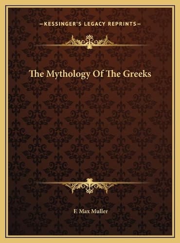 Cover of The Mythology Of The Greeks