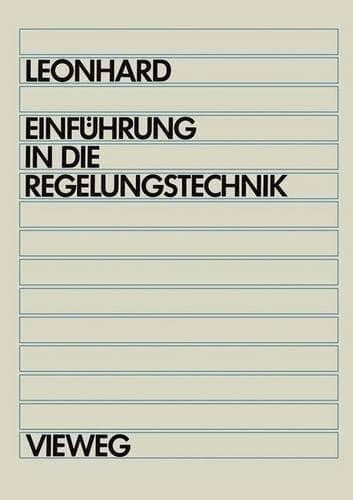 Cover of Einführung in die Regelungstechnik