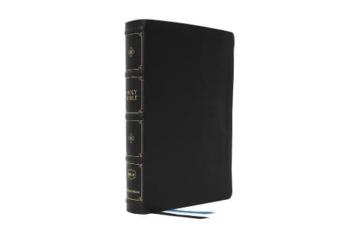 Cover of NKJV, Compact Bible, Maclaren Series, Leathersoft, Black, Comfort Print: Holy Bible, New King James Version