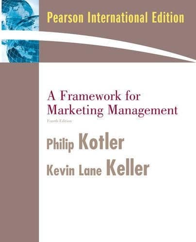 Cover of A Framework for Marketing Management
