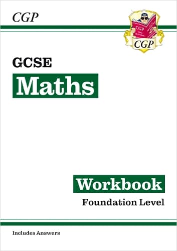 Cover of GCSE Maths Workbook: Foundation (includes answers)