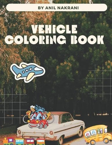 Cover of Vehicle Coloring Book