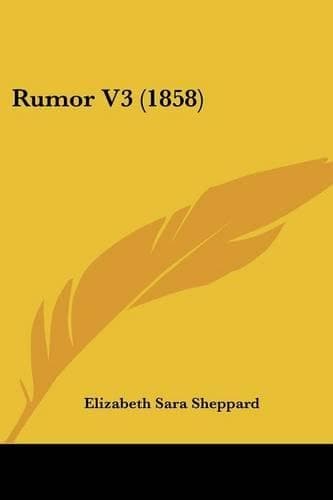 Cover of  Rumor V3 (1858)