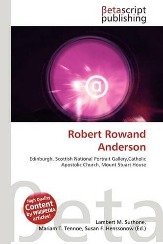 Cover of Robert Rowand Anderson