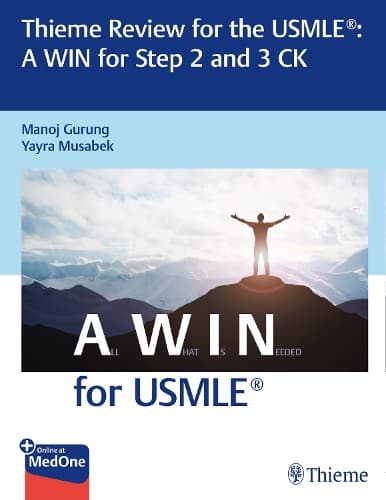 Cover of Thieme Review for the USMLE®: a WIN for Step 2 and 3 CK