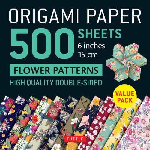 Cover of Origami Paper 500 sheets Flower Patterns 6" (15 cm)
