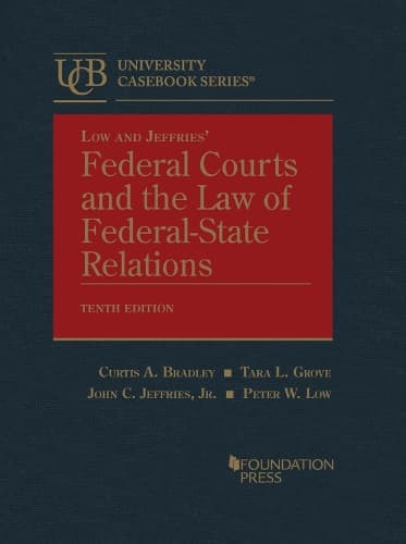 Cover of Federal Courts and the Law of Federal-State Relations