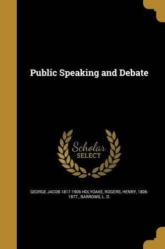 Cover of Public Speaking and Debate