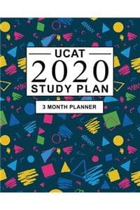 Cover of UCAT Study Plan: 3 Month Planner for UCAT preparation. Ideal for tracking progress, creating daily study schedule and Organising UCAT practice - Large (8 x 10 inches