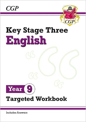 Cover of KS3 Year 9 English Targeted Workbook (with answers)