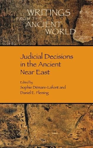 Cover of Judicial Decisions in the Ancient Near East