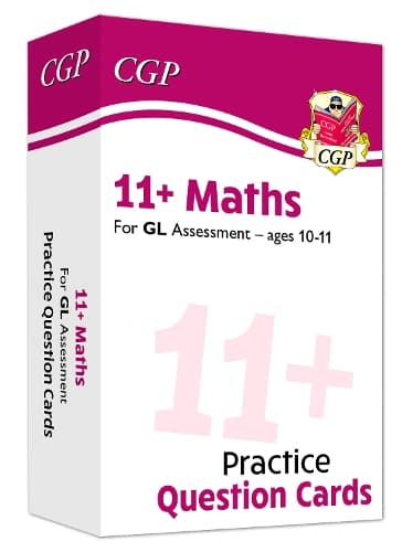 Cover of 11+ GL Maths Revision Question Cards - Ages 10-11