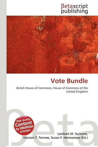 Cover of Vote Bundle