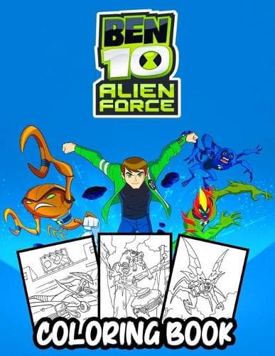 Cover of Ben 10 Alien Force Coloring Book