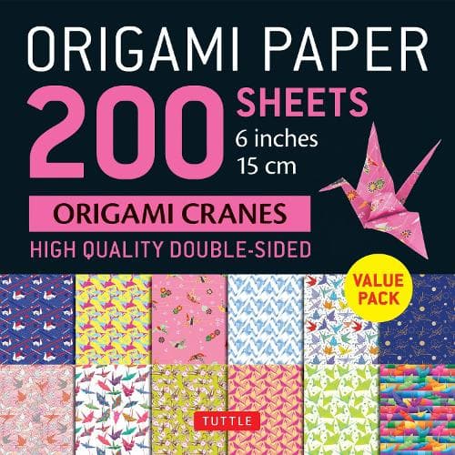 Cover of Origami Paper 200 sheets Origami Cranes 6" (15 cm)