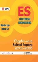 Cover of UPSC (ES)  Electrical Engineering Chapter-wise Objective Type (Paper I & II)  Solved Papers 2001-201
