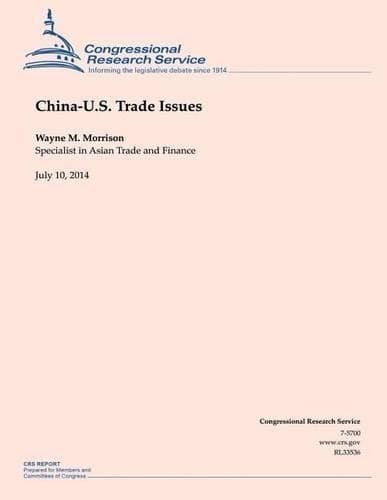 Cover of China-U.S. Trade Issues