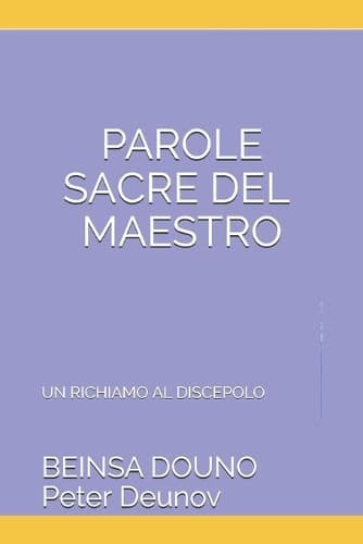 Cover of Parole Sacre del Maestro
