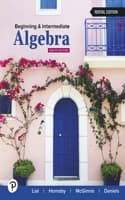 Cover of Beginning and Intermediate Algebra