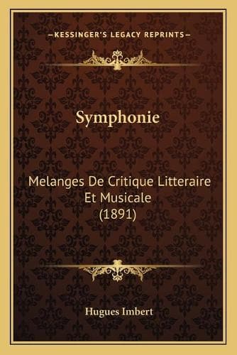 Cover of Symphonie