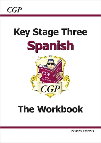 Cover of KS3 Spanish Workbook with Answers