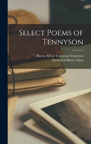 Cover of Select Poems of Tennyson [microform]