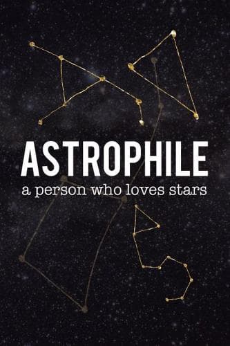 Cover of Astrophile. A Person Who Loves Stars