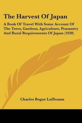 Cover of The Harvest Of Japan